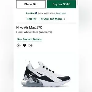 Nike air max 270 se floral sale cheap